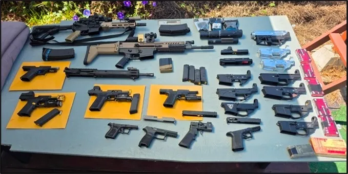 Illegal Firearms manufacturing operation